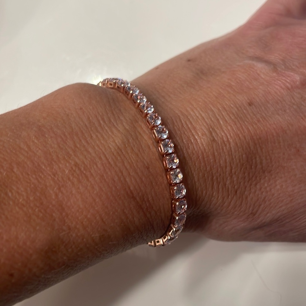 Rose Gold Slider Bracelet